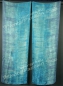 Preview: UNIQUE double veil "Jeans", unique silk veils handdyed