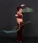 Preview: 2 organza triangle veils, different colors