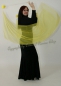 Preview: double veil poi, yellow crystalorganza veils