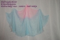 Preview: unique: 1 pair of Crystal-organza veils, handdyed