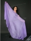Preview: silk veil Viola, handdyed, pure light silk, lilac, rectangle