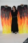 Preview: deluxe Schleierfächerpaar, Burning Fire Collection XL, handgemalt