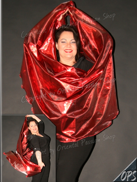 metallic lame veil, different colors