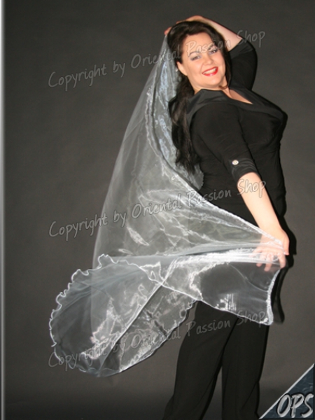 1 organza veils, different colors