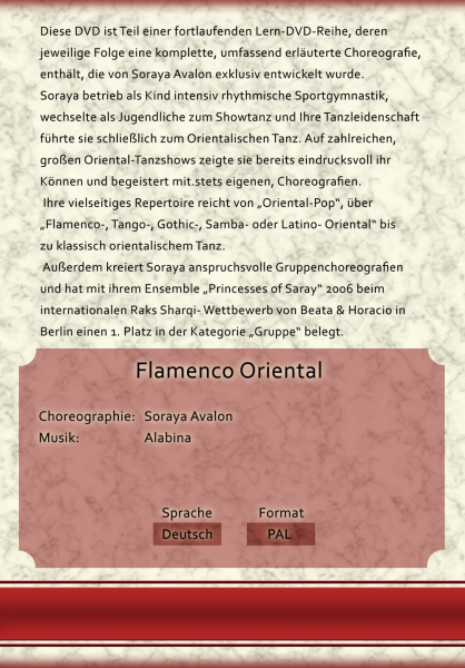 Choreographie DVD - Set Latino Oriental & Flamenco Oriental