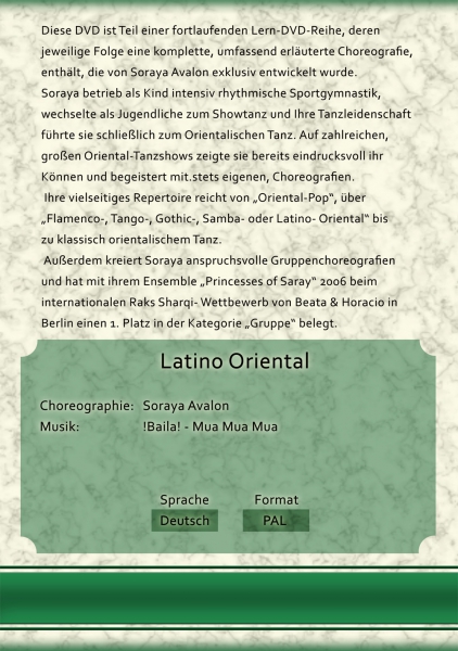 Choreographie DVD - Set Latino Oriental & Flamenco Oriental