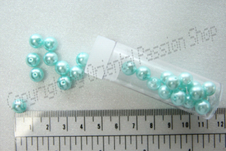 Beads approx. 8 mm, light turquoise