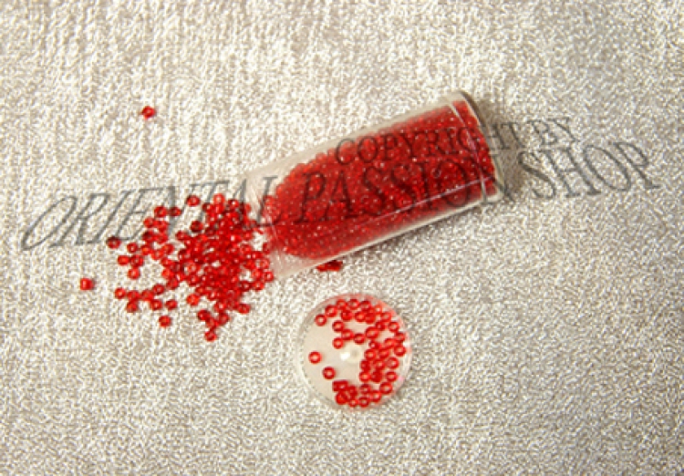 Roccailles red, opaque