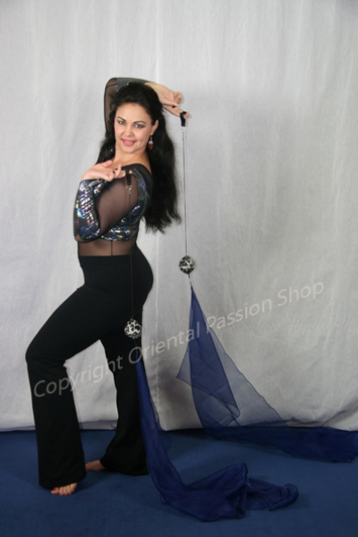 2 Poi Profi deluxe "snow leopard"