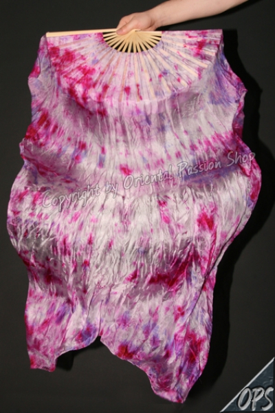 unique deluxe veilfan pair, batikdesign