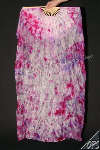 unique deluxe veilfan pair, batikdesign