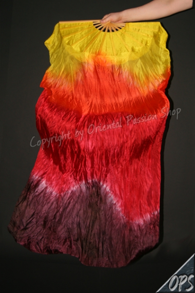 deluxe Schleierfächerpaar, Fire Collection XL