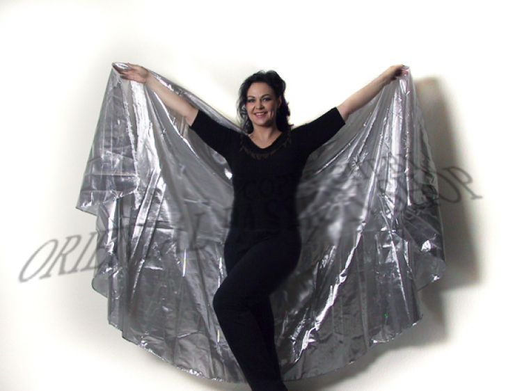 metallic lame veil, different colors